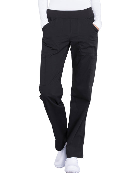 Women's Mid Rise Straight Leg Cargo Pant