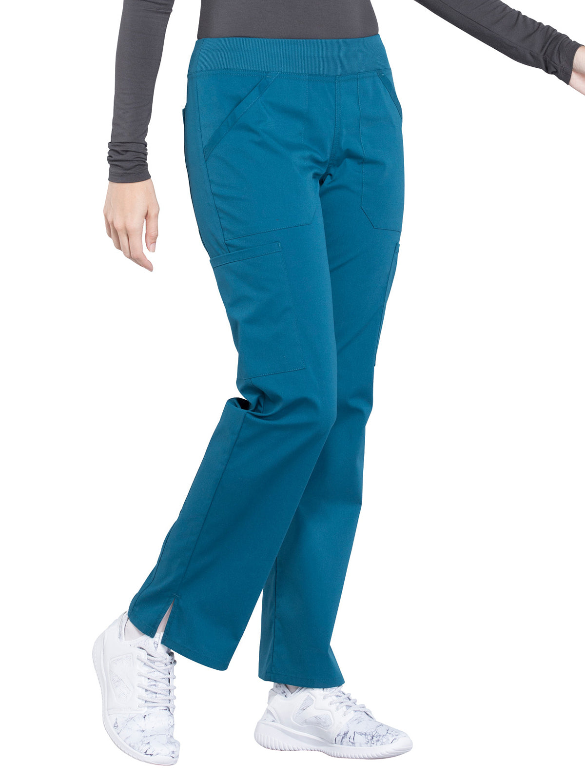 Women's Mid Rise Straight Leg Cargo Pant