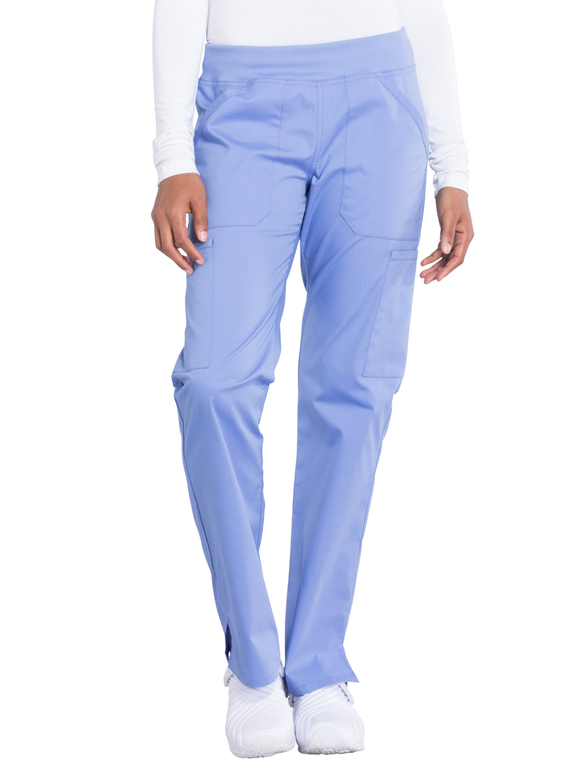 Women's Mid Rise Straight Leg Cargo Scrub Pant