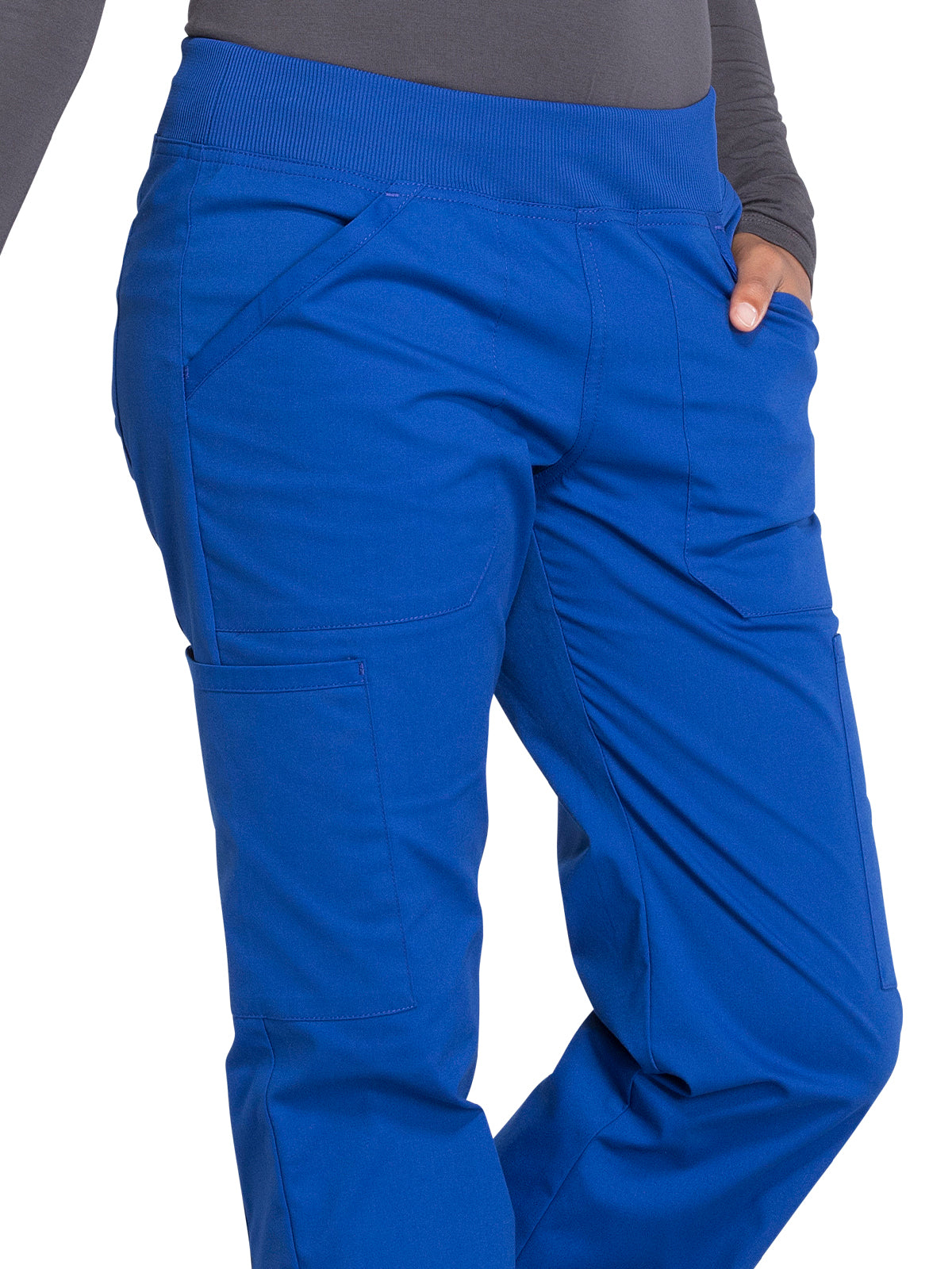 Women's Mid Rise Straight Leg Cargo Pant