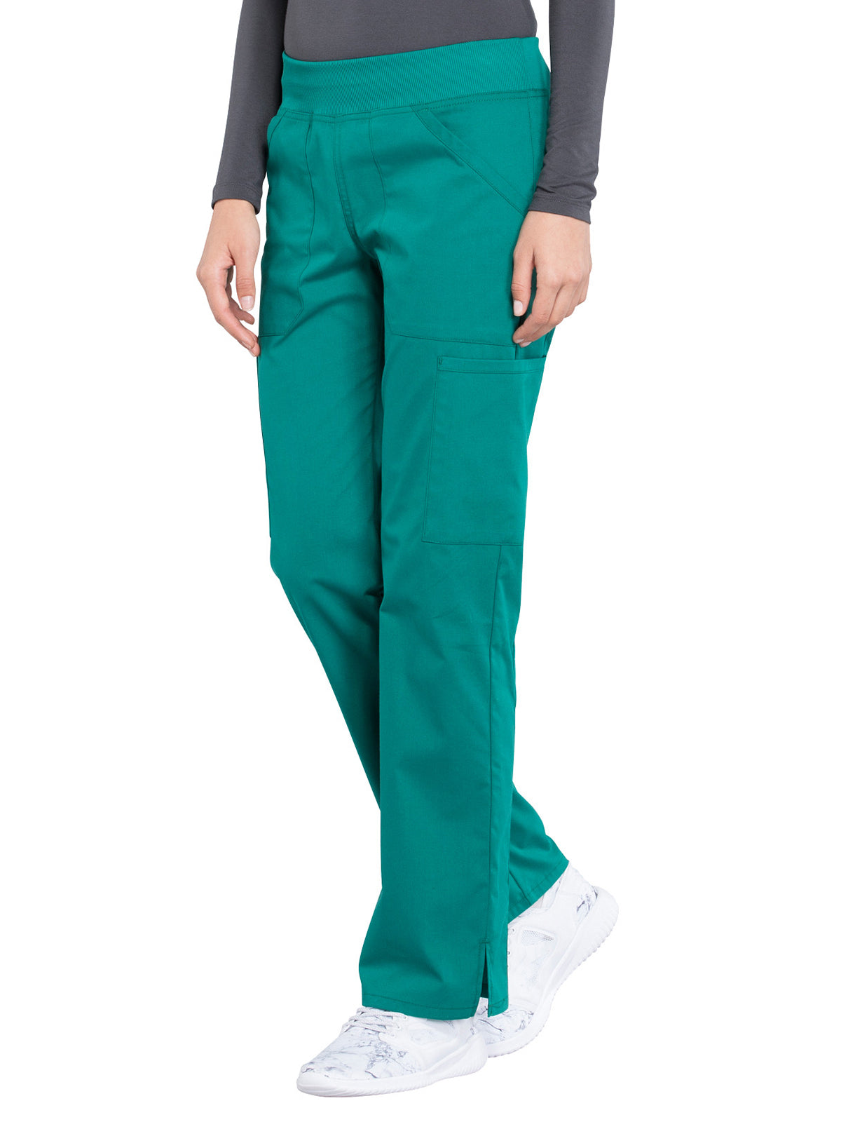 Women's Mid Rise Straight Leg Cargo Scrub Pant