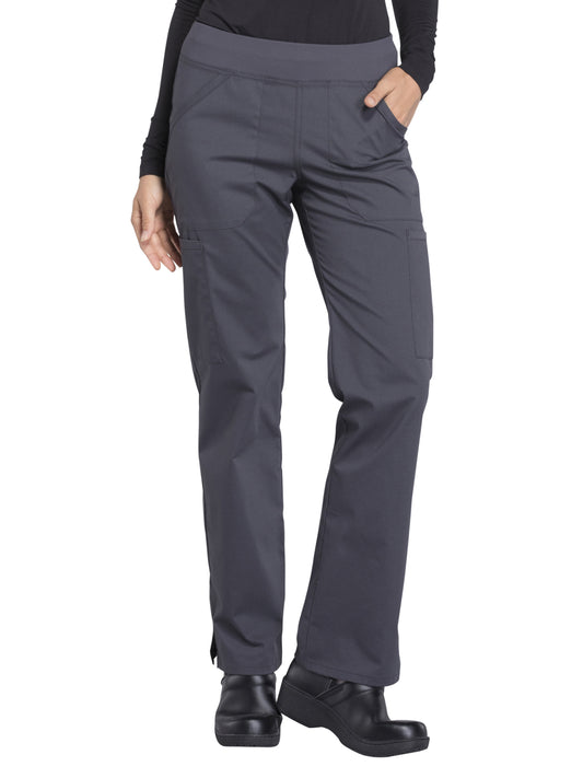 Women's Mid Rise Straight Leg Cargo Pant