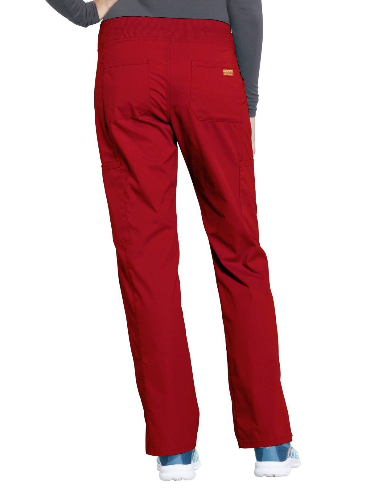 Women's Mid Rise Straight Leg Cargo Scrub Pant