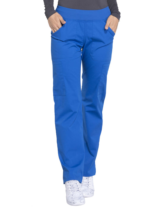 Women's Mid Rise Straight Leg Cargo Pant