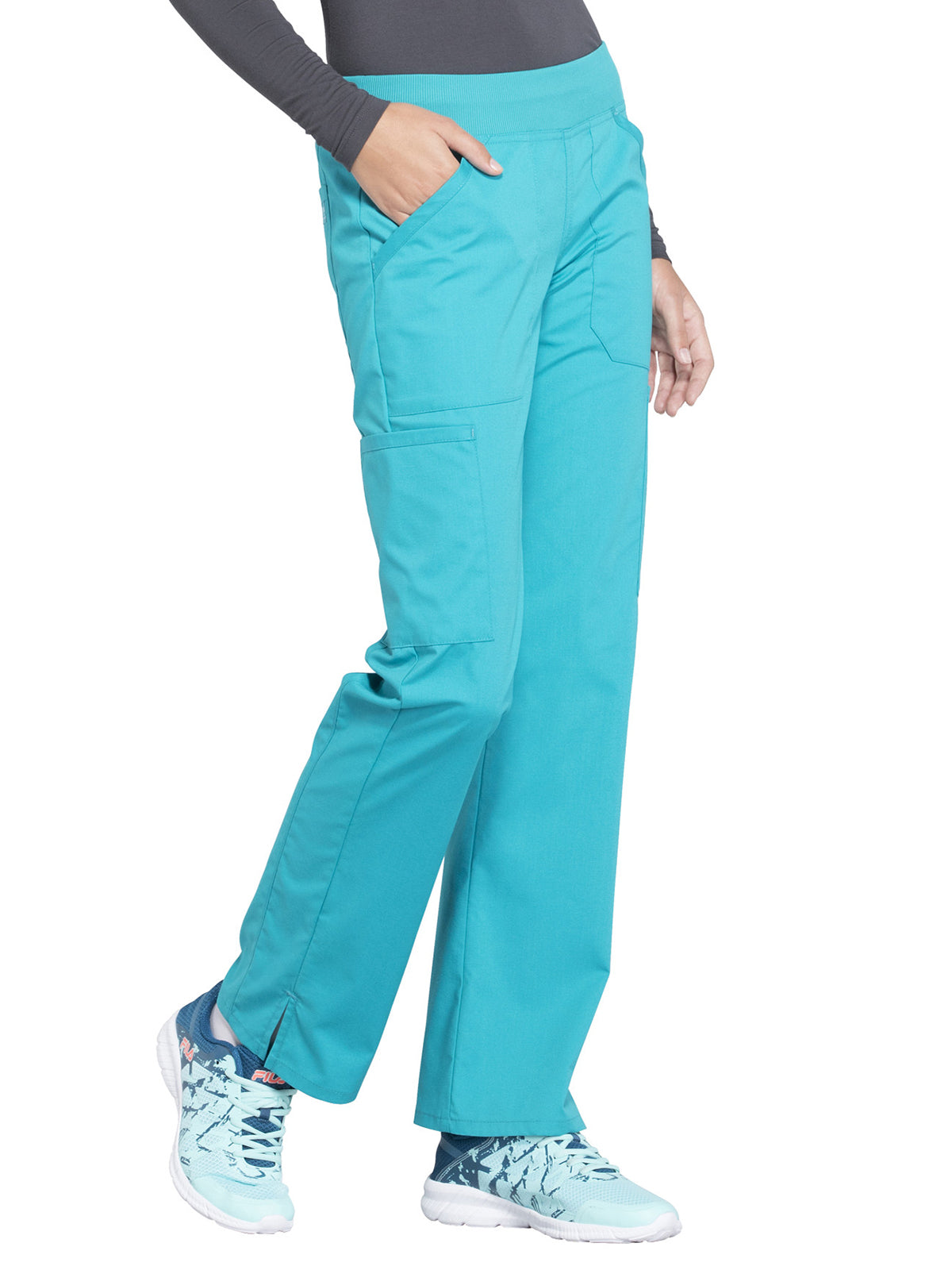 Women's Mid Rise Straight Leg Cargo Pant