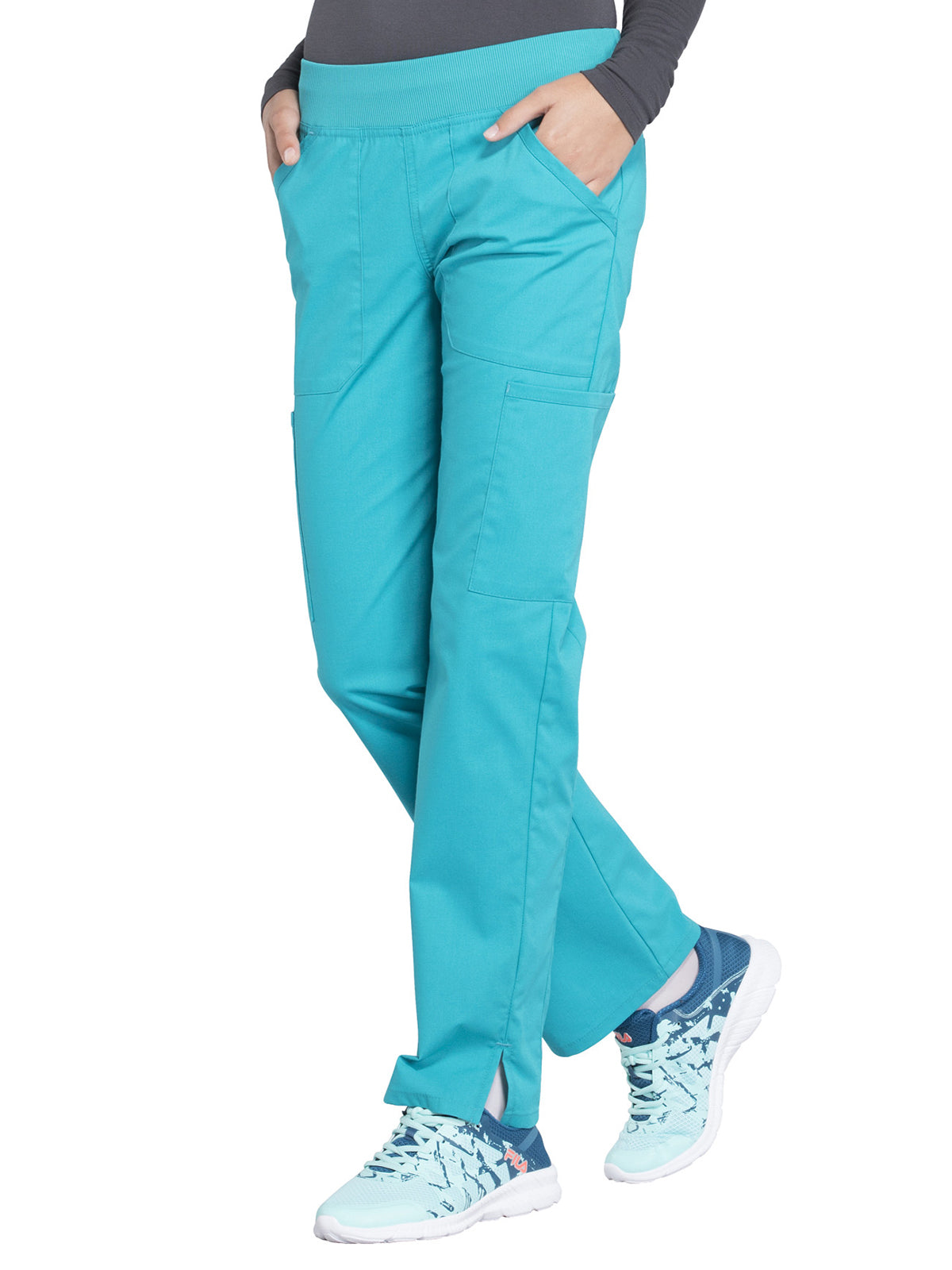 Women's Mid Rise Straight Leg Cargo Pant