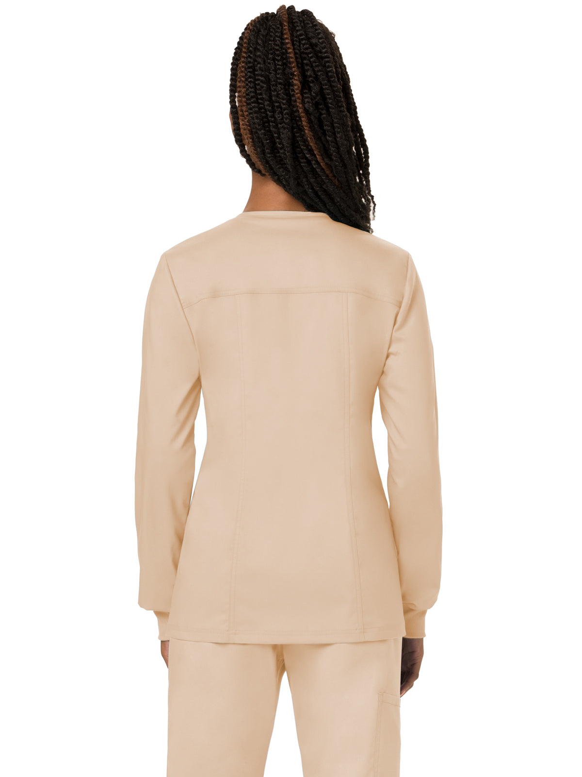 Women's 3-Pocket Snap Front Scrub Jacket