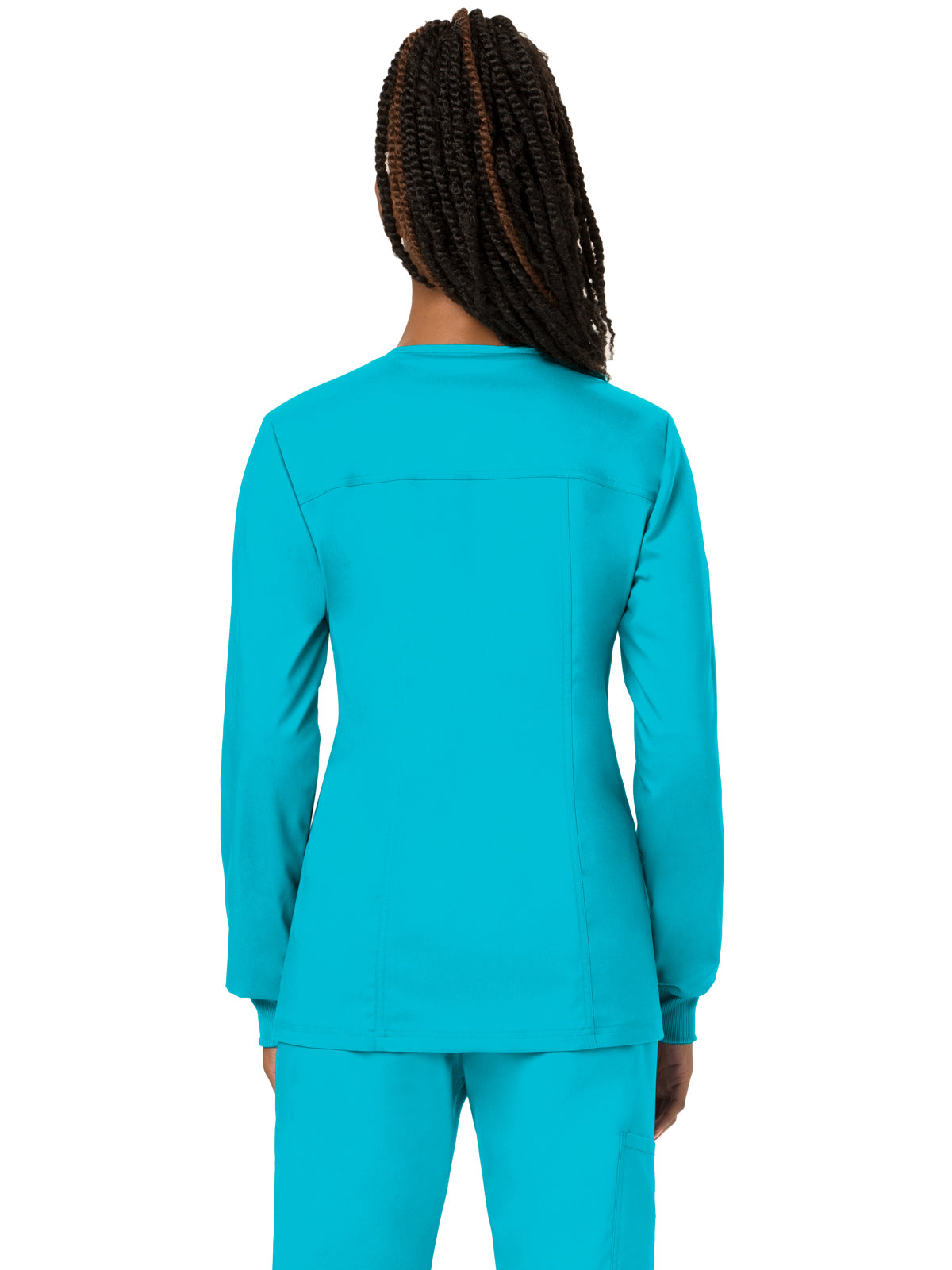 Women's 3-Pocket Snap Front Scrub Jacket