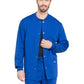 Men's 2-Pocket Snap Front Scrub Jacket