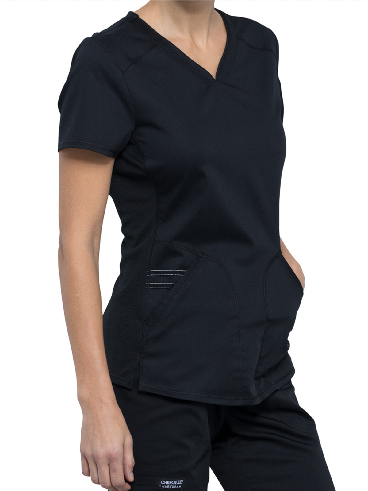 Women's 2-Pocket V-Neck Top