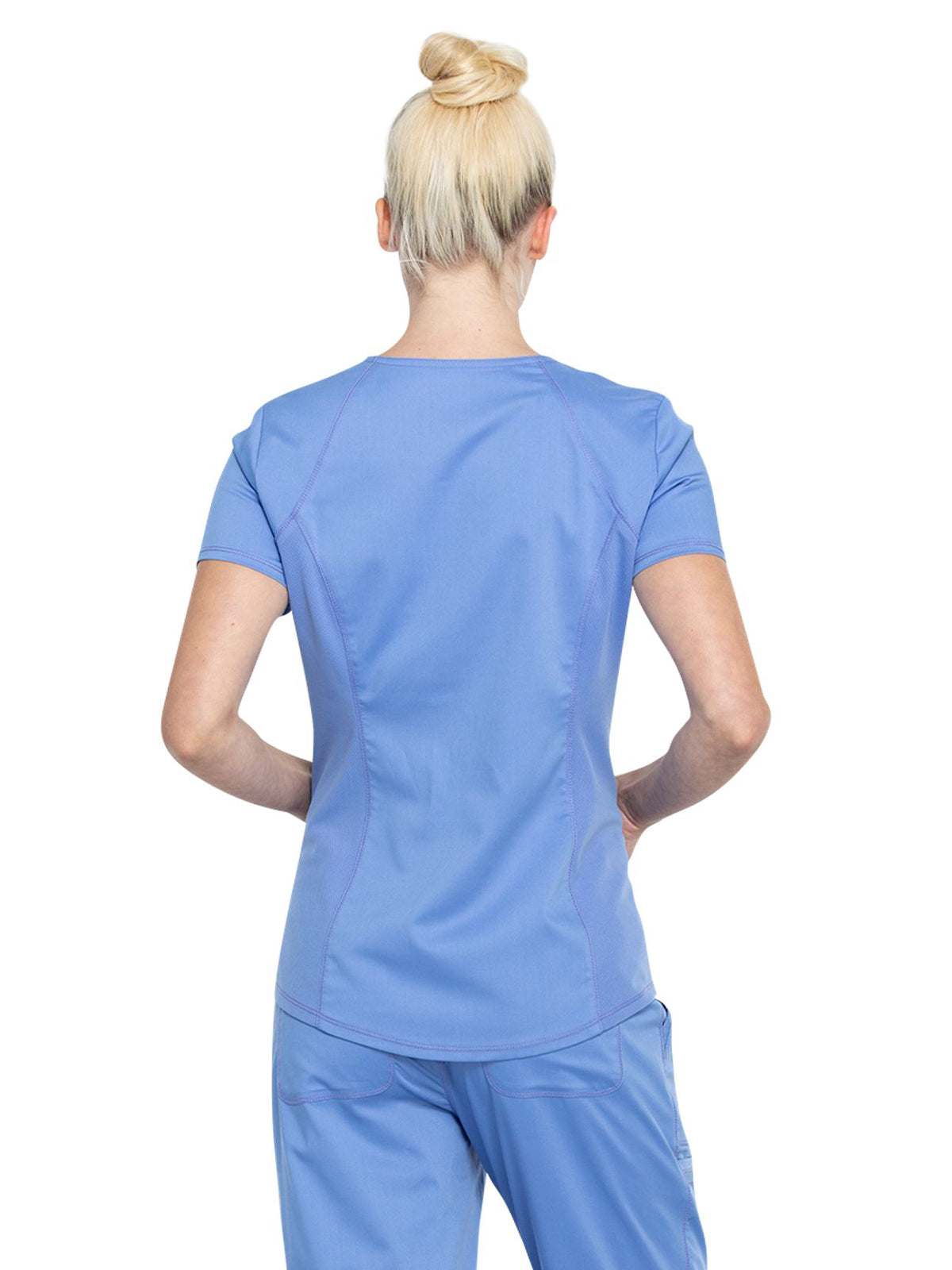 Women's 2-Pocket V-Neck Scrub Top