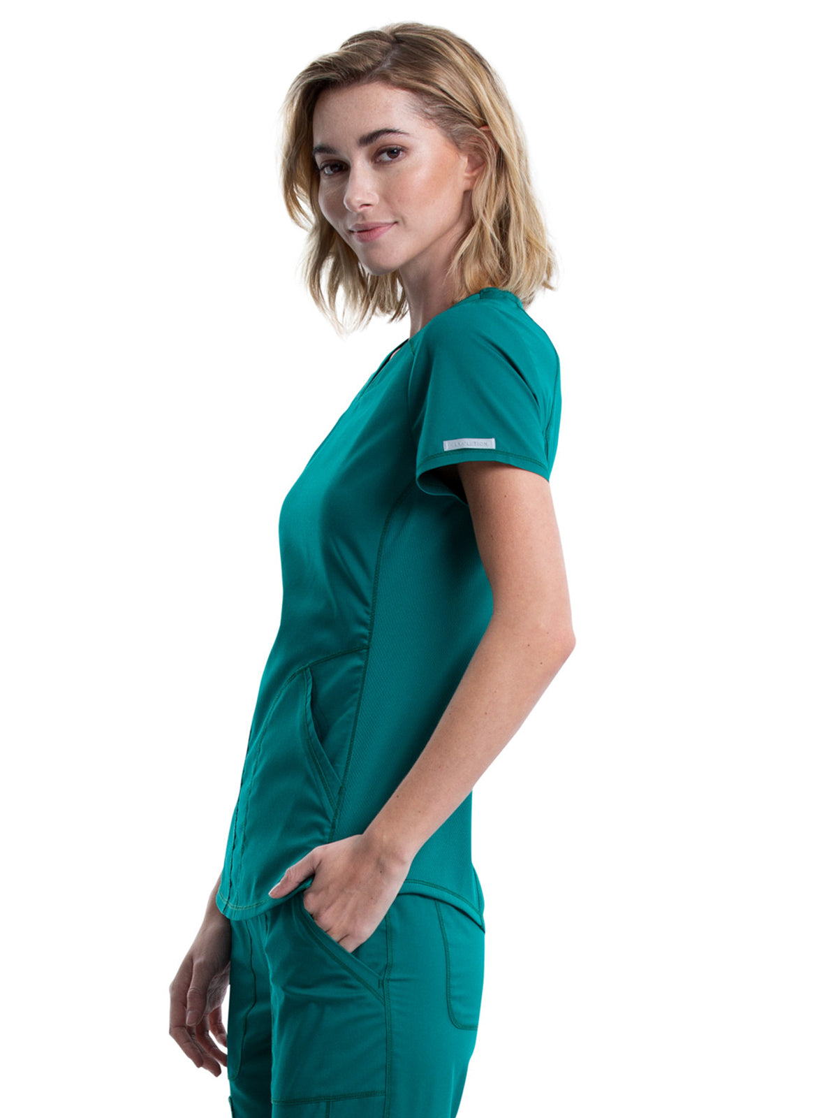 Women's 2-Pocket V-Neck Scrub Top