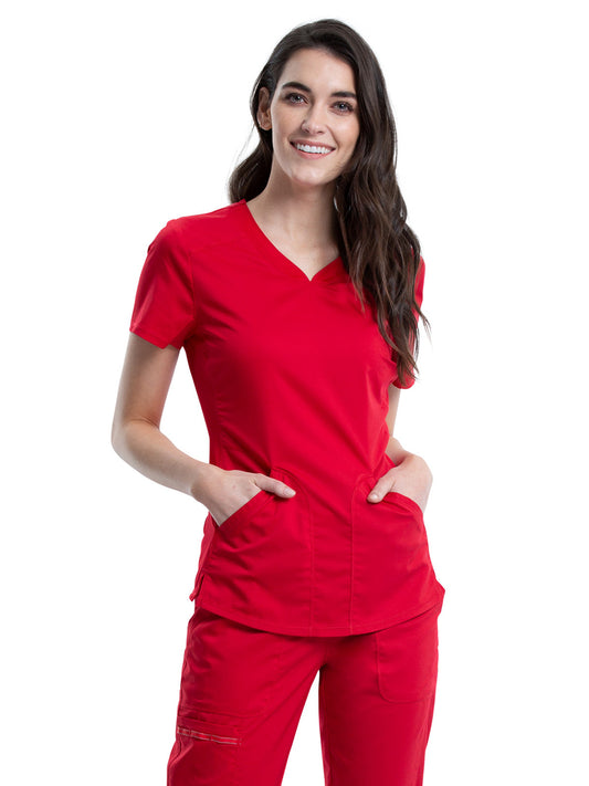 Women's 2-Pocket V-Neck Scrub Top