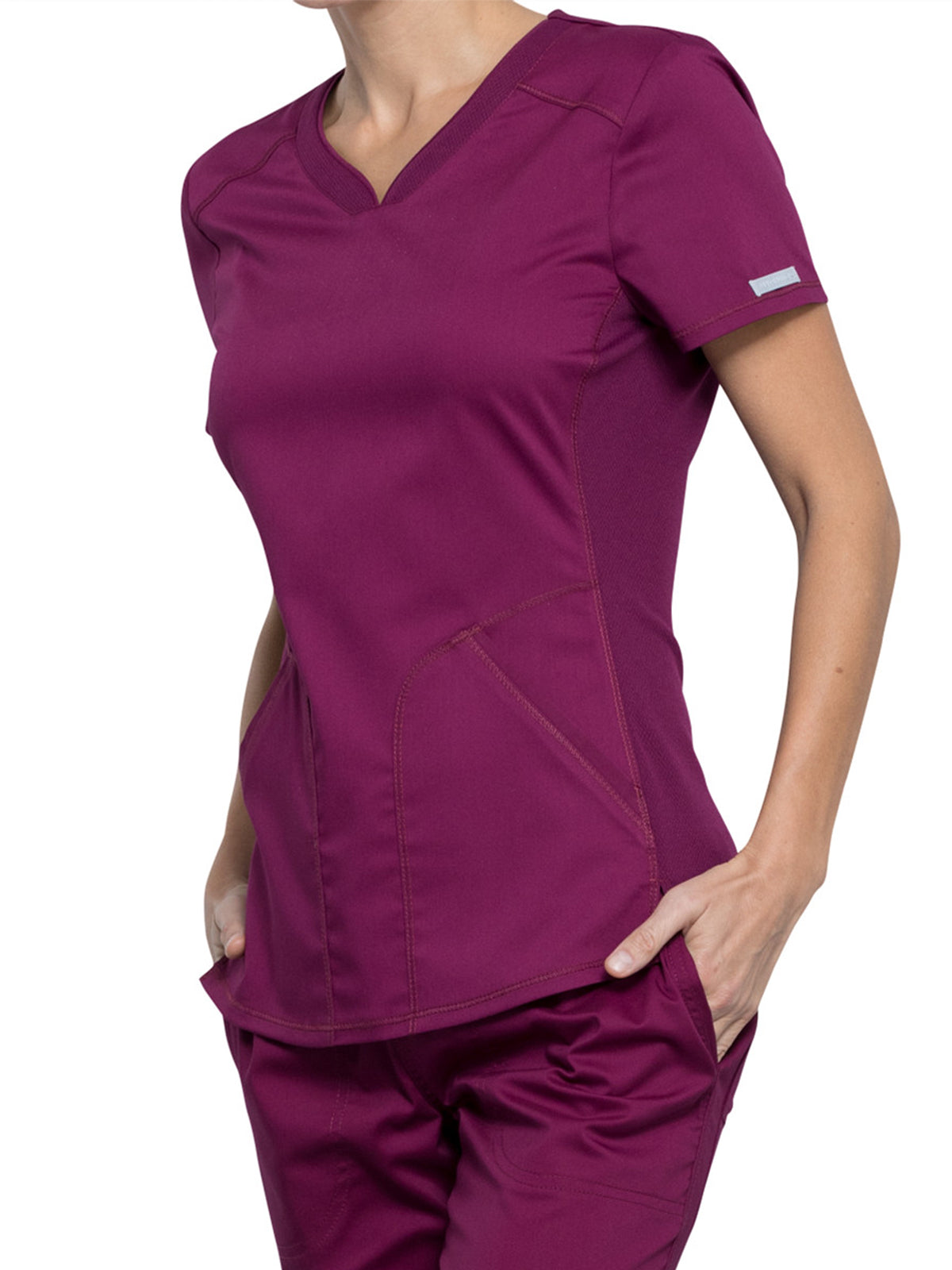 Women's 2-Pocket V-Neck Scrub Top