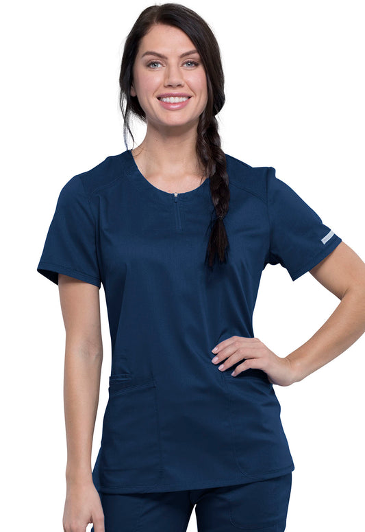 Women's Round Neck Scrub Top