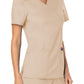 Women's 2-Pocket Mock Wrap Scrub Top