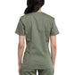 Women's 2-Pocket Mock Wrap Scrub Top