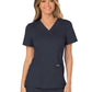 Women's 2-Pocket Mock Wrap Scrub Top