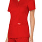 Women's 2-Pocket Mock Wrap Scrub Top