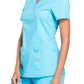 Women's 2-Pocket Mock Wrap Scrub Top