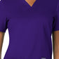 Women's 3-Pocket V-Neck Top - WW620 - Grape