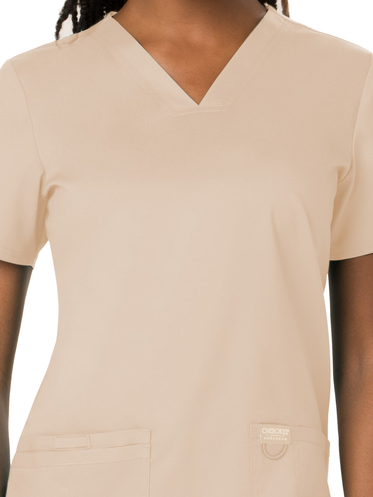 Women's 3-Pocket V-Neck Scrub Top