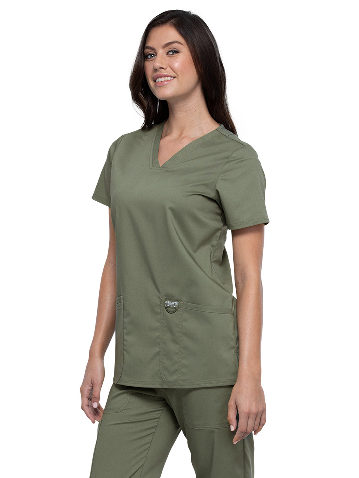 Women's 3-Pocket V-Neck Top