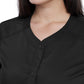 Women's 4-Pocket Snap Front V-Neck Scrub Top