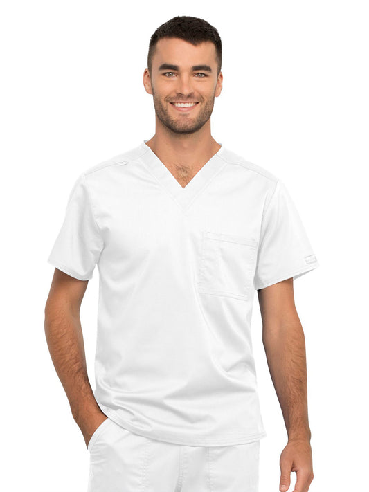 Unisex 1-Pocket Tuckable V-Neck Top