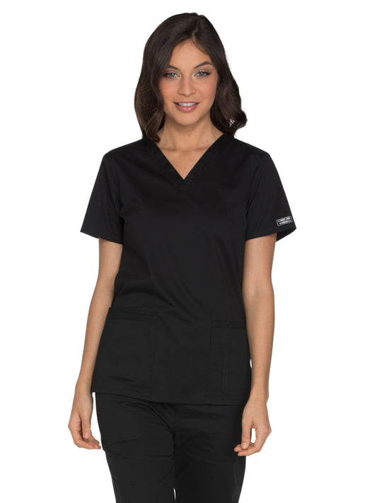 Women's 3-Pocket V-Neck Top