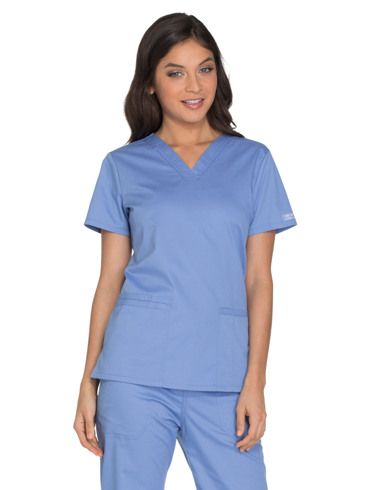 Women's 3-Pocket V-Neck Scrub Top