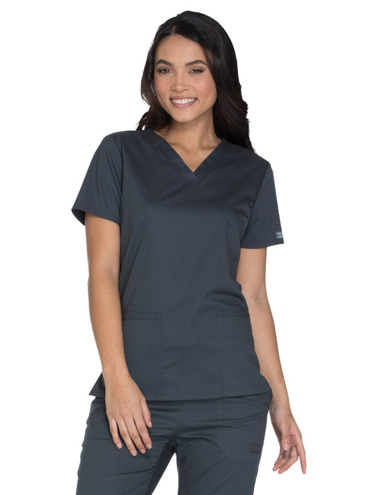 Women's 3-Pocket V-Neck Top