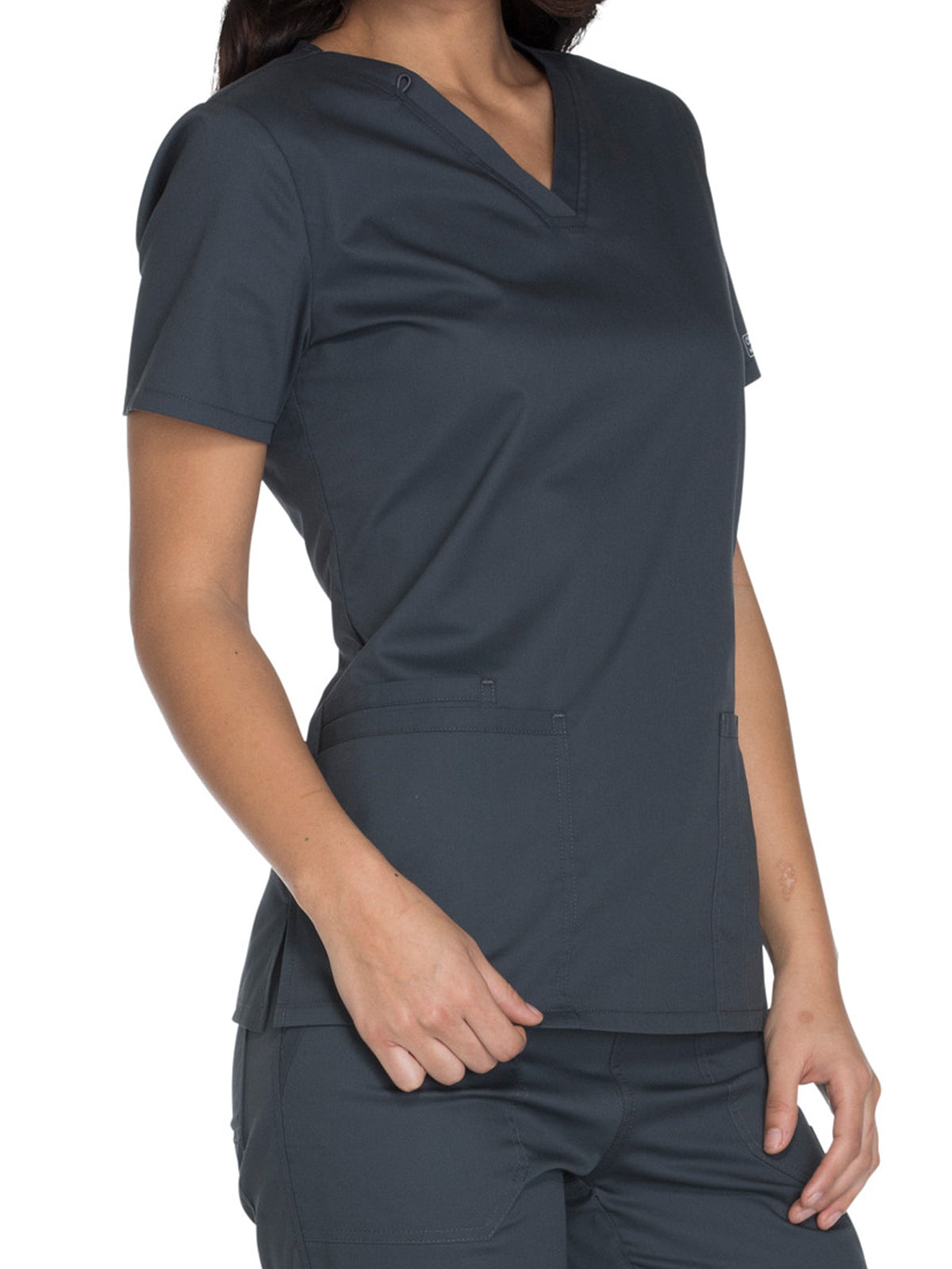 Women's 3-Pocket V-Neck Scrub Top