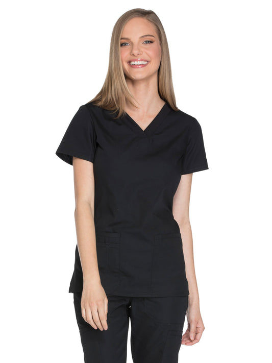 Women's 2-Pocket V-Neck Top