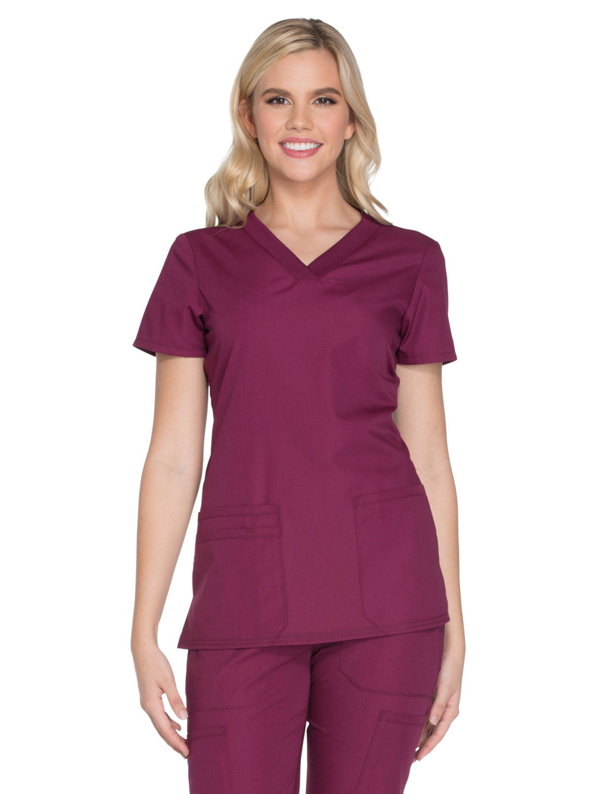 Women's 2-Pocket V-Neck Scrub Top