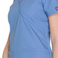 Women's 2-Pocket Mock Wrap Scrub Top