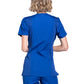 Women's 2-Pocket Mock Wrap Scrub Top