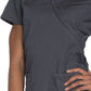 Women's 2-Pocket Mock Wrap Scrub Top