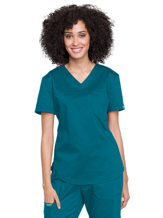 Women's 1-Pocket Tuckable V-Neck O.R. Top