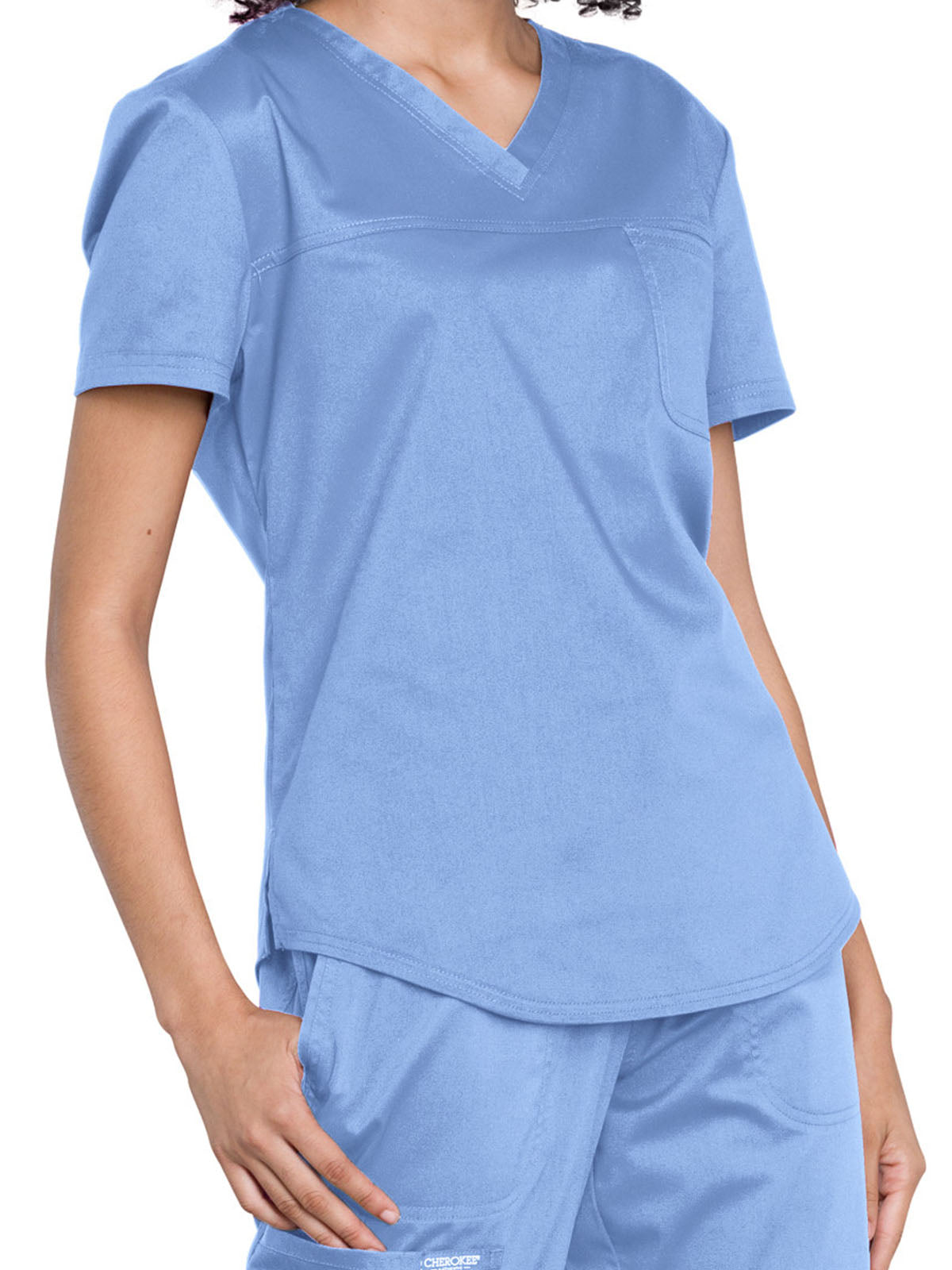 Women's 1-Pocket Tuckable V-Neck O.R. Top