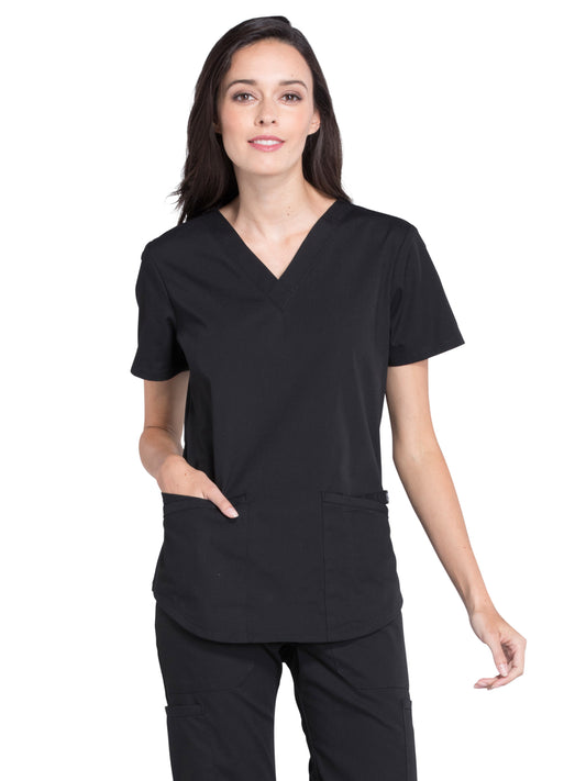 Women's 3-Pocket V-Neck Top