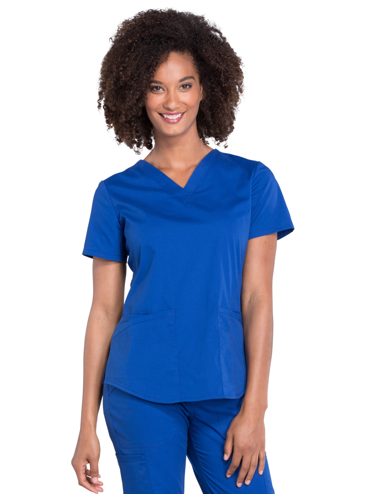 Women's 3-Pocket V-Neck Scrub Top