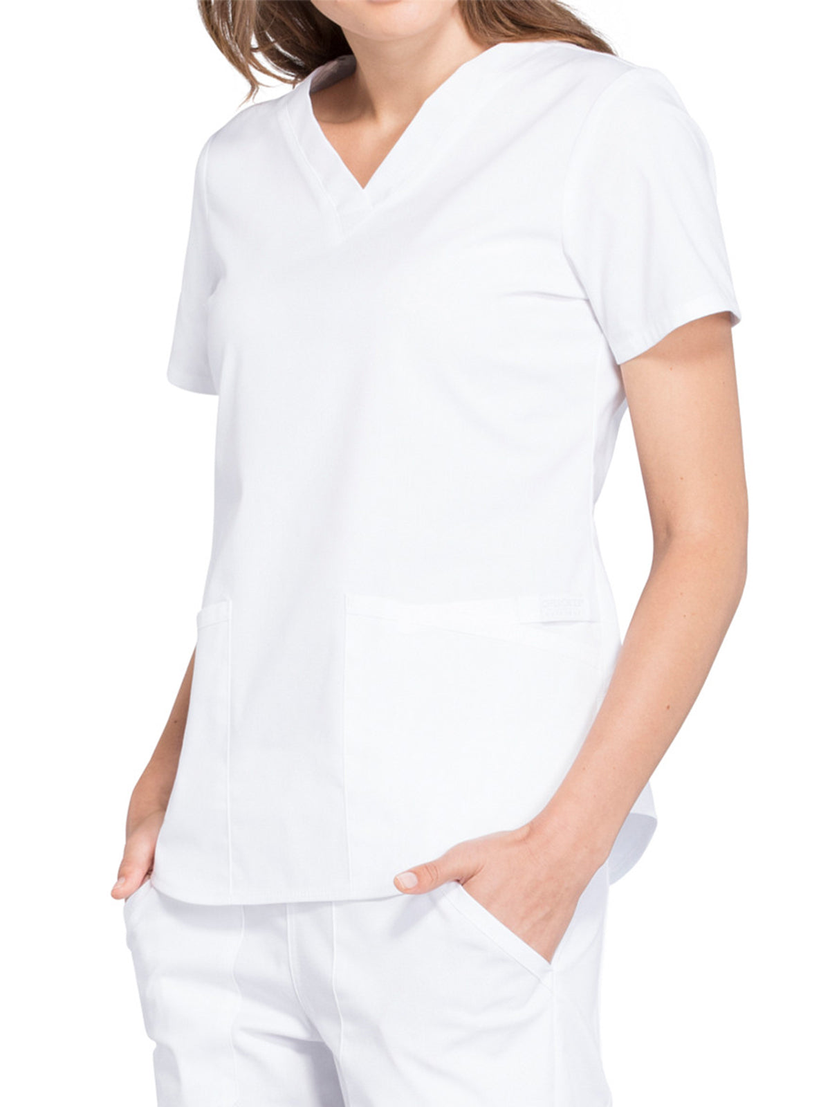 Women's 3-Pocket V-Neck Scrub Top