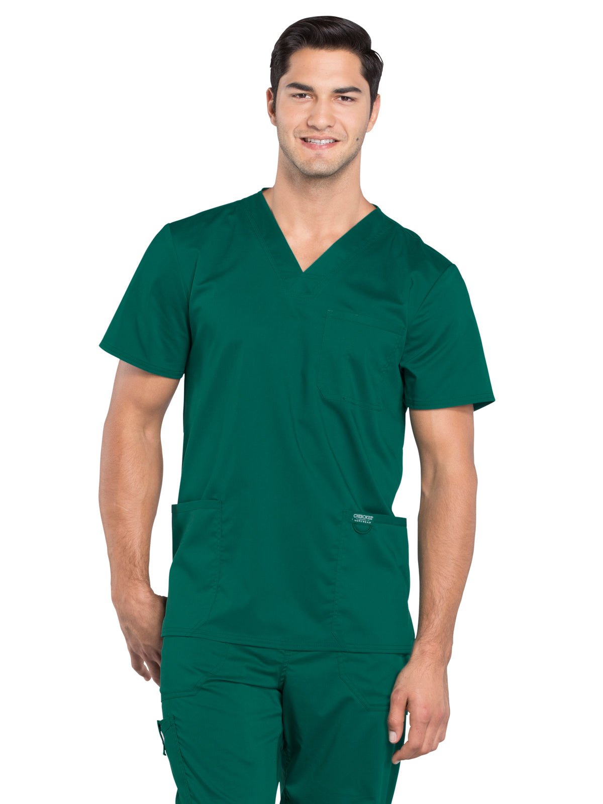 Men's 3-Pocket V-Neck Scrub Top