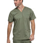 Men's 3-Pocket V-Neck Scrub Top