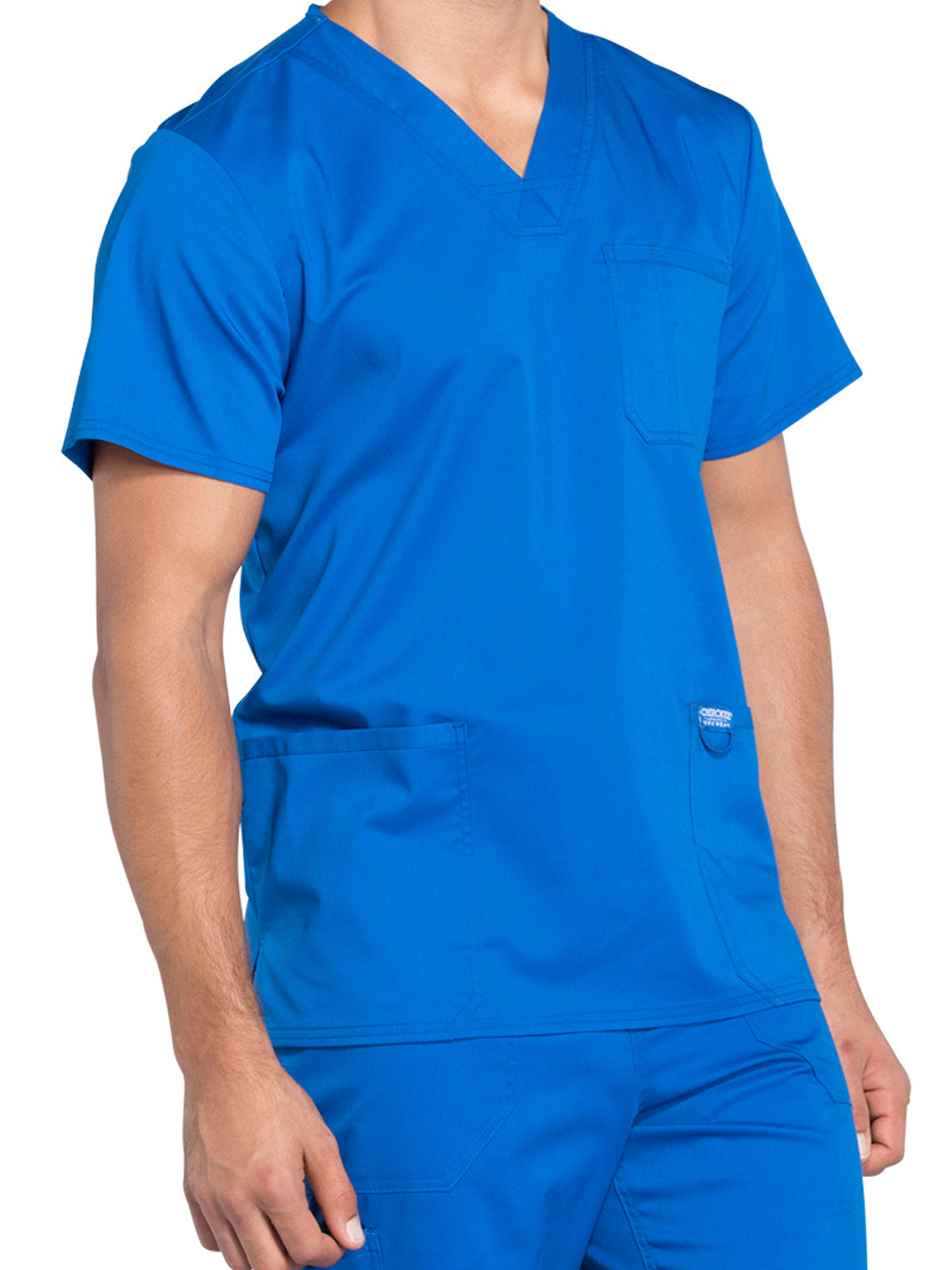 Men's 3-Pocket V-Neck Scrub Top