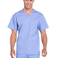 Men's 4-Pocket V-Neck Scrub Top