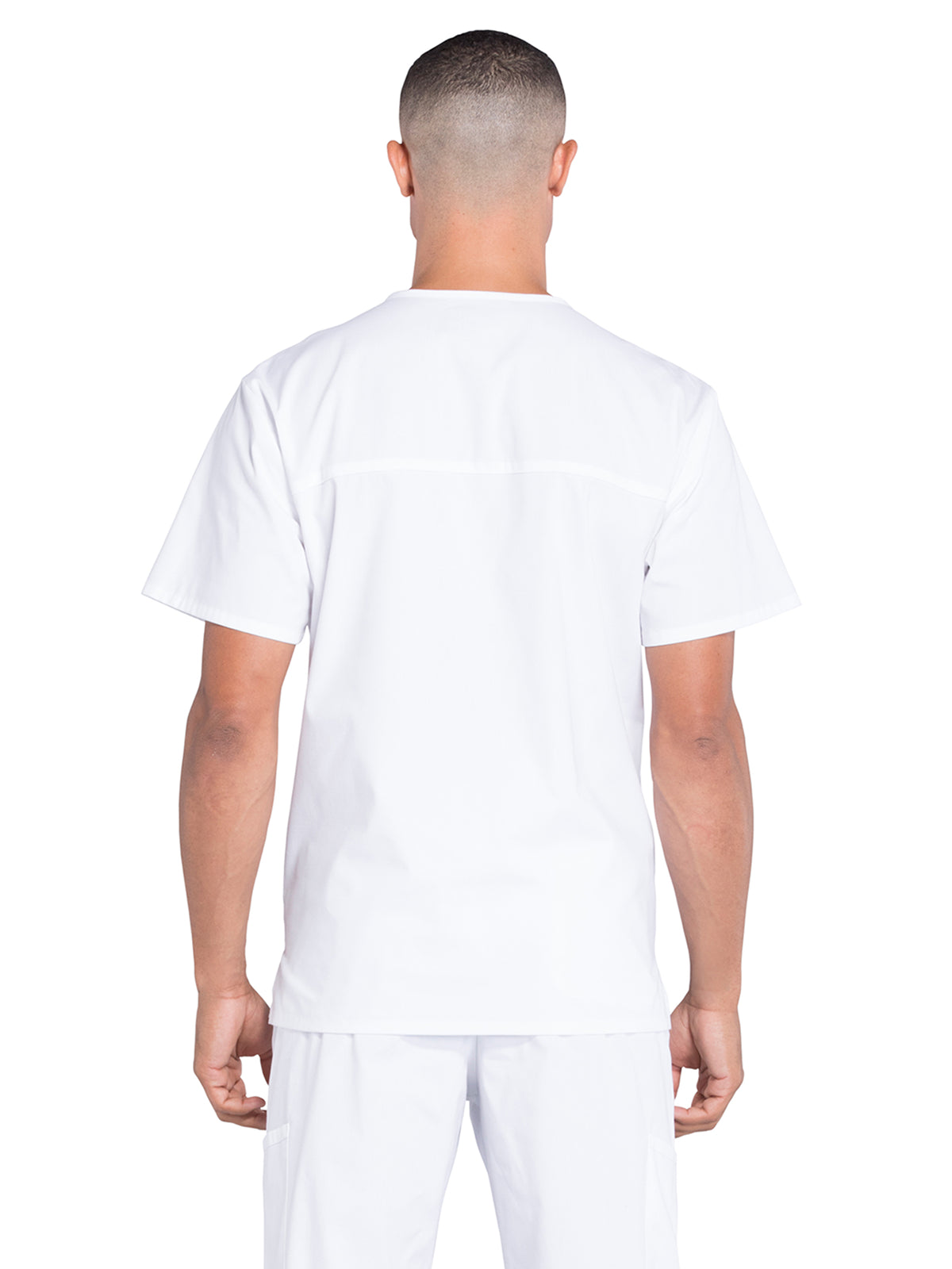 Men's 4-Pocket V-Neck Scrub Top