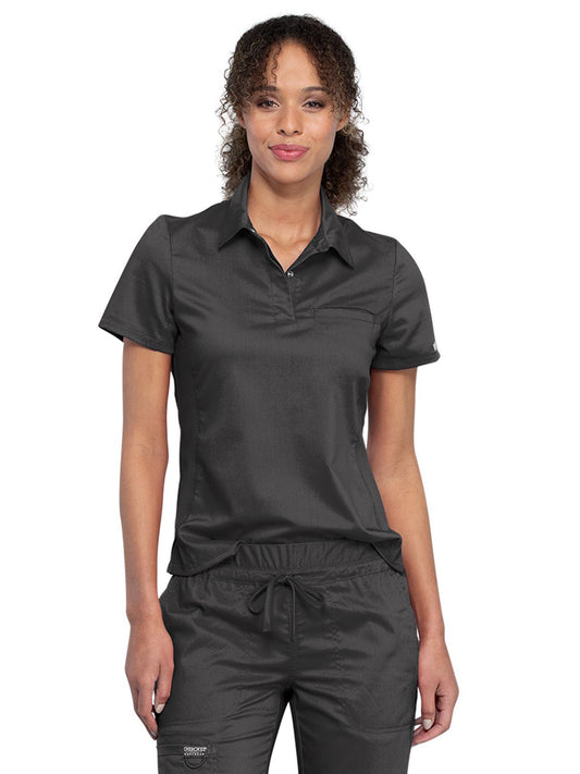 Women's Tuckable Snap Front Polo Shirt