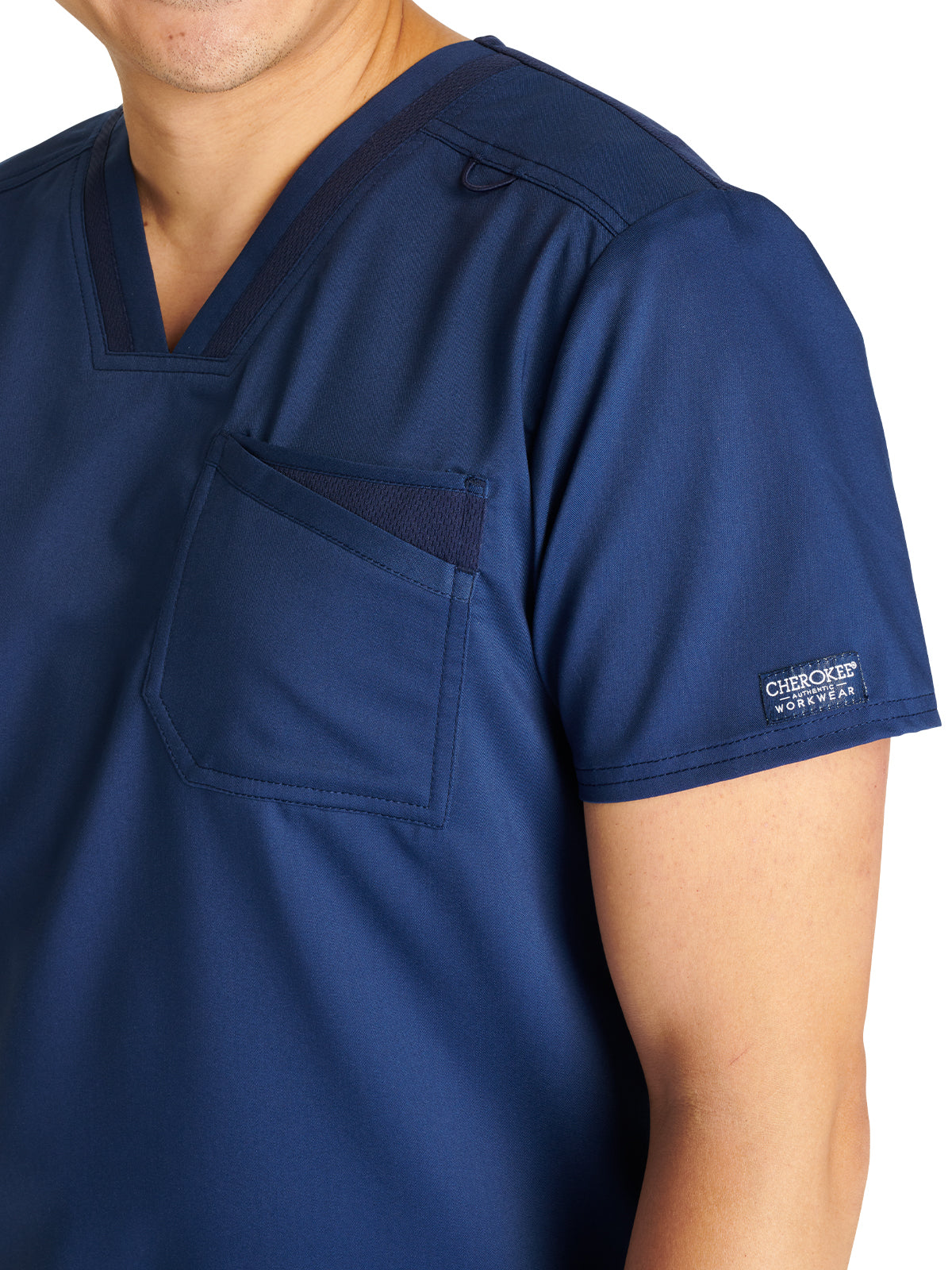 Men's V-Neck Scrub Top